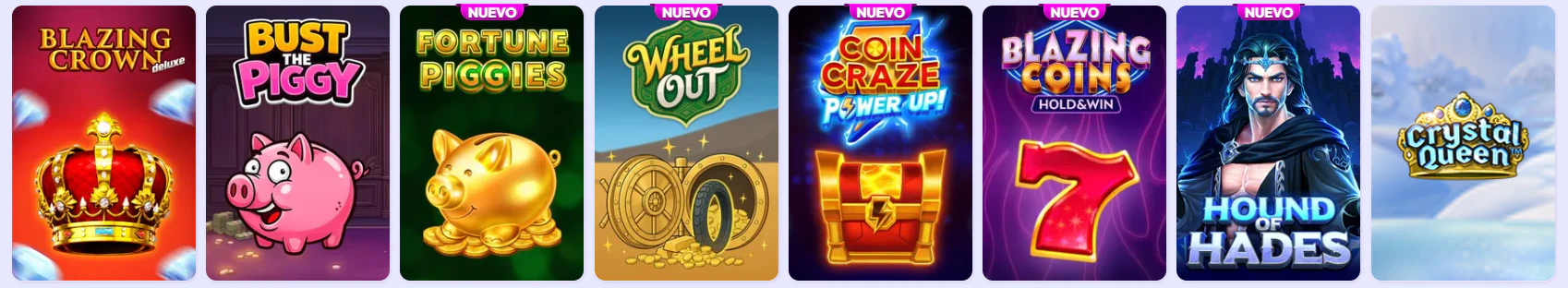 Colección de tragamonedas digitales y slots online disponible en Infinity Casino